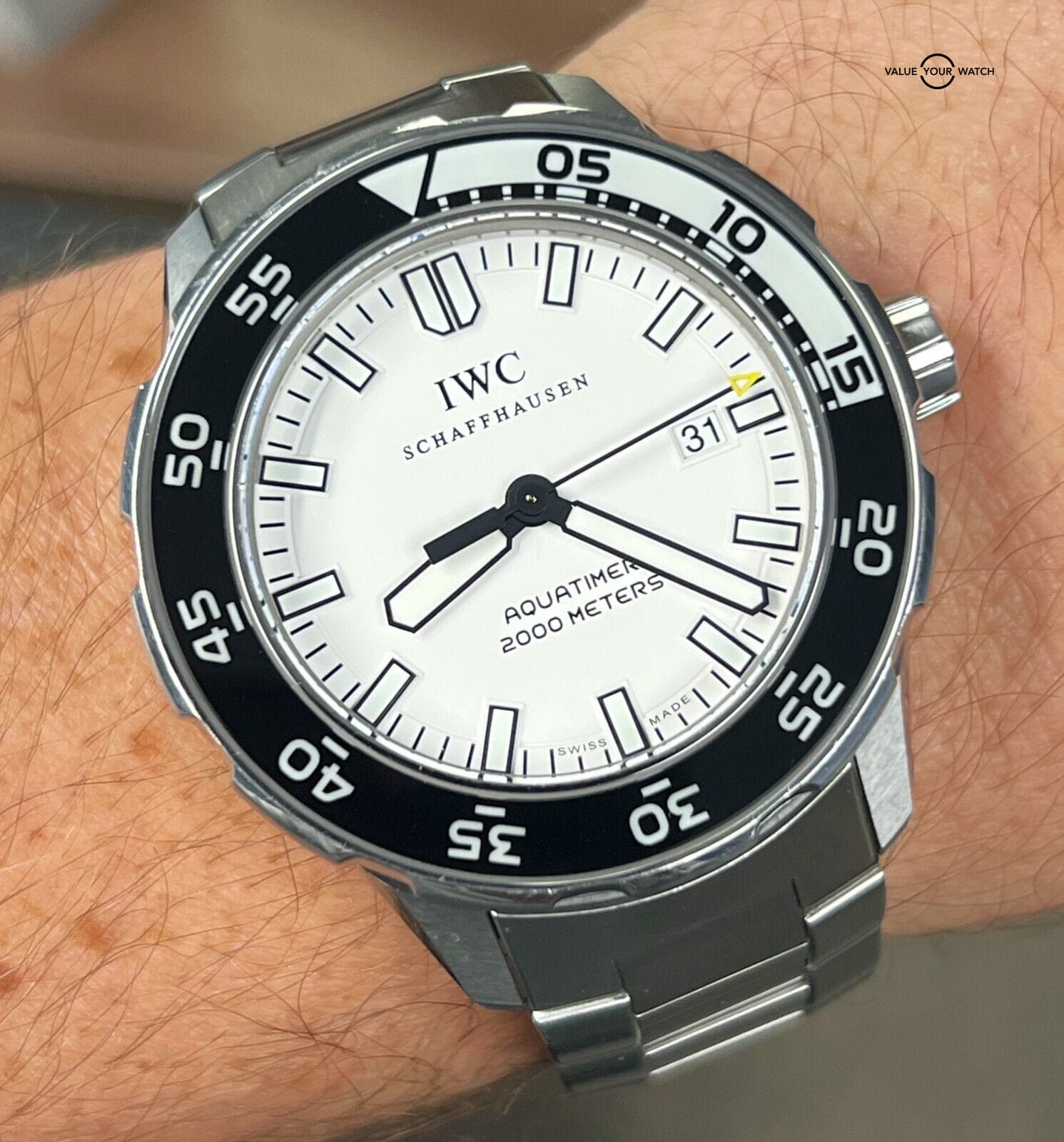 IWC Aquatimer Automatic IW356806 44mm White Dial 2 Straps BOXES! - Image 10