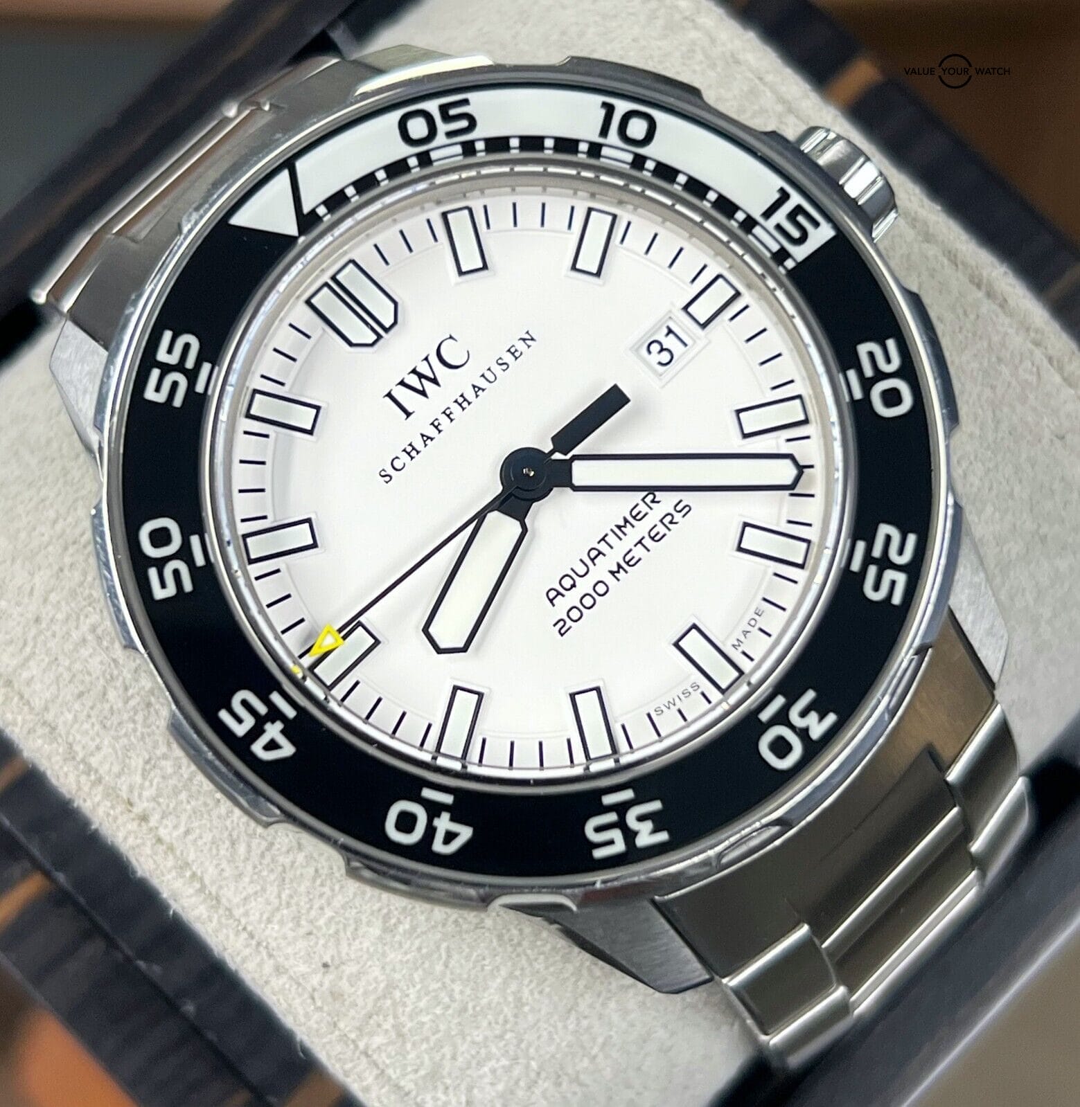 IWC Aquatimer Automatic IW356806 44mm White Dial 2 Straps BOXES! - Image 11