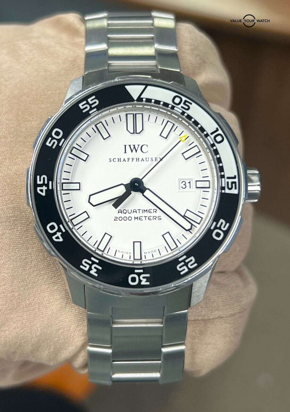 IWC Aquatimer Automatic IW356806 44mm White Dial 2 Straps BOXES! - Image 12