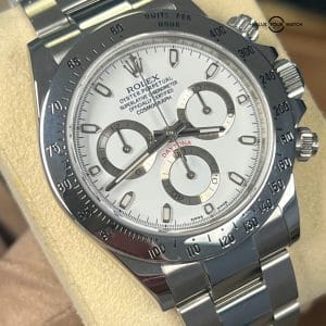 Rolex Daytona 116520 White APH Dial Stainless Steel 40mm BOXES/PAPERS!