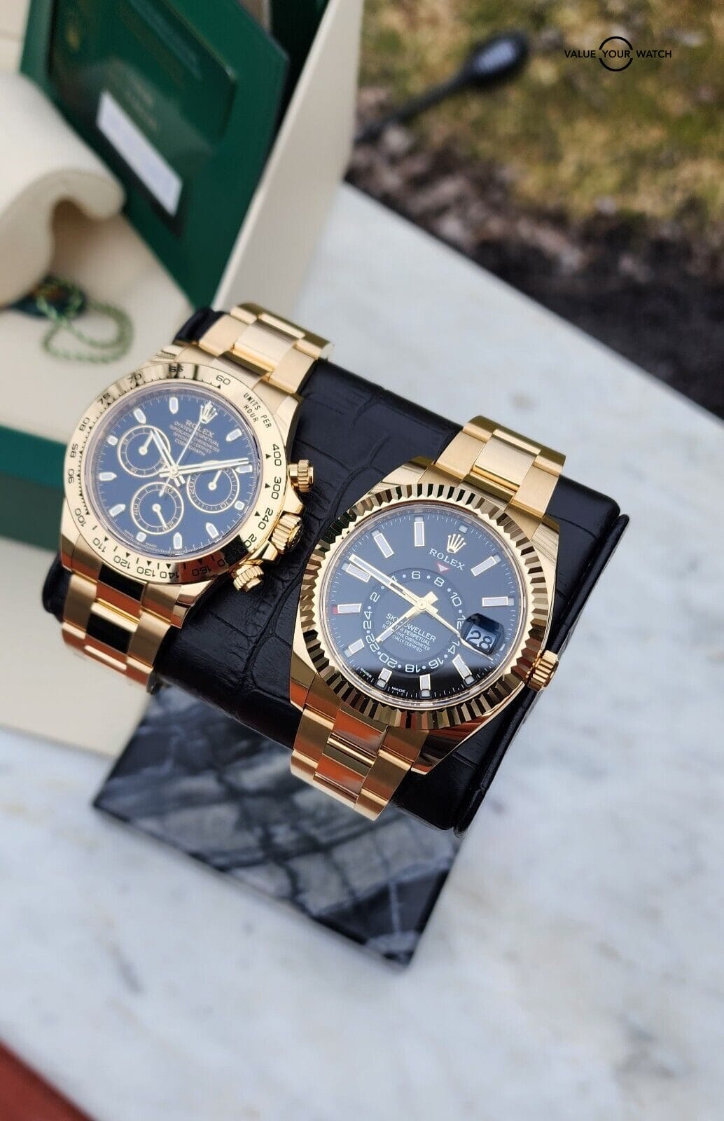 ROLEX SKY-DWELLER 326938 18K Gold Oyster Braclet, Back Dial-Complete Set - Image 5