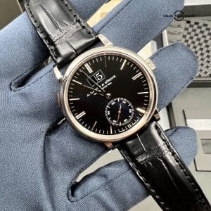 New A.LANGE & SOHNE SAXONIA OutSize Date 381.029 White Gold Complete Set