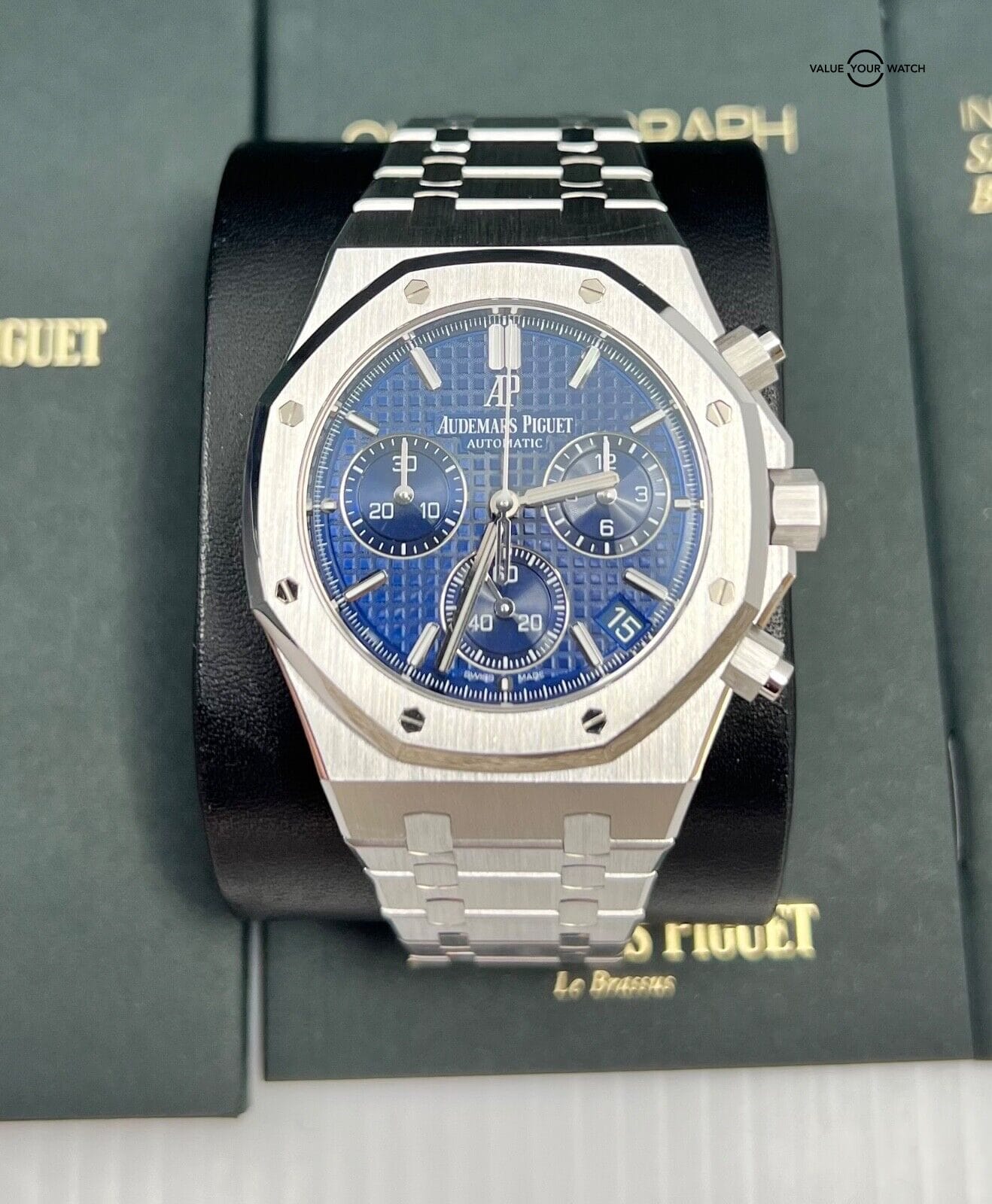 Ltd 222 Pieces Japan Edition Audemars Piguet Royal Oak Blue Dial White Gold