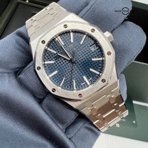 2023 October New Complete Set AP Audemars Piguet Royal Oak Blue Dial Steel 41mm
