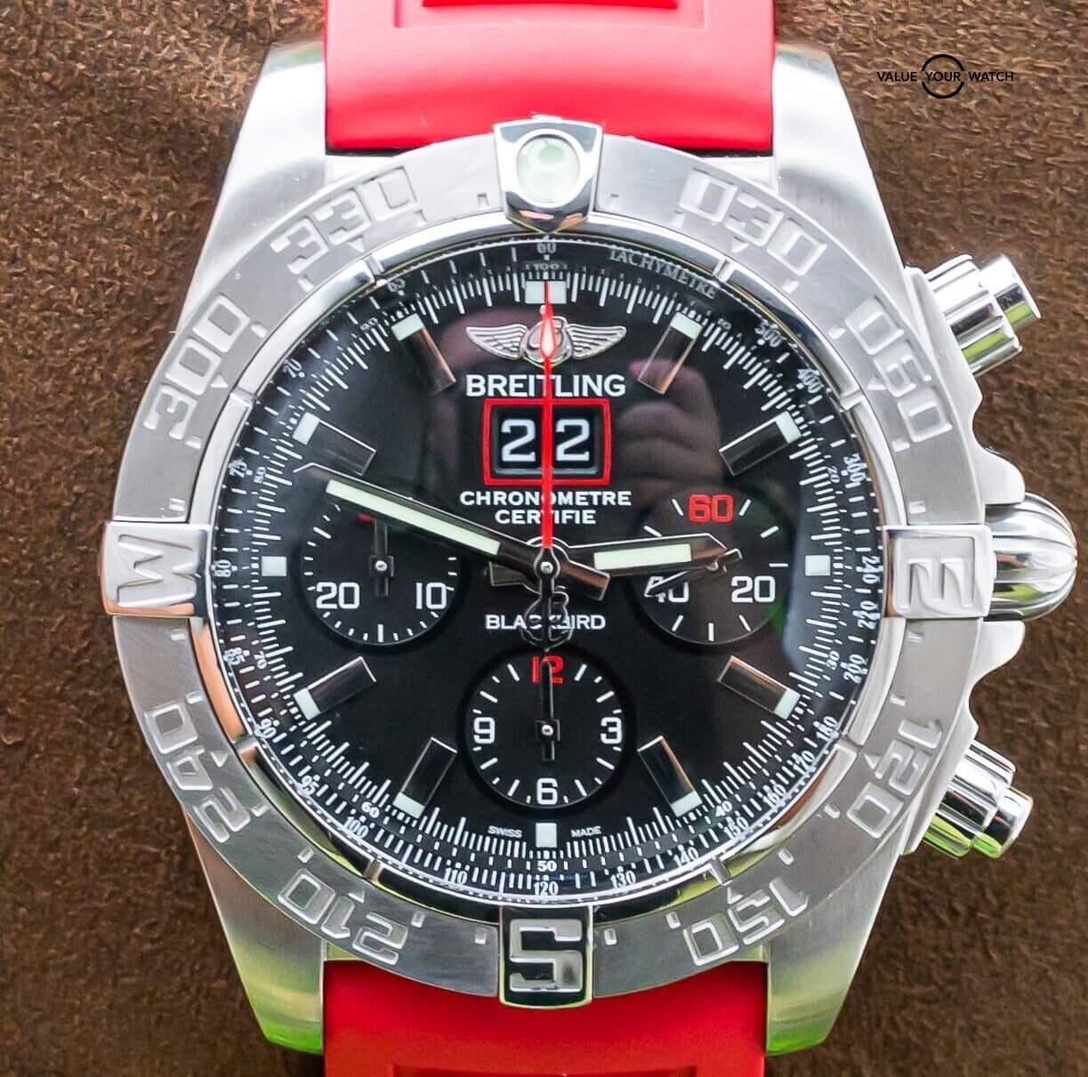 Breitling Chronomat Blackbird Limited Edition 44 Red Pro