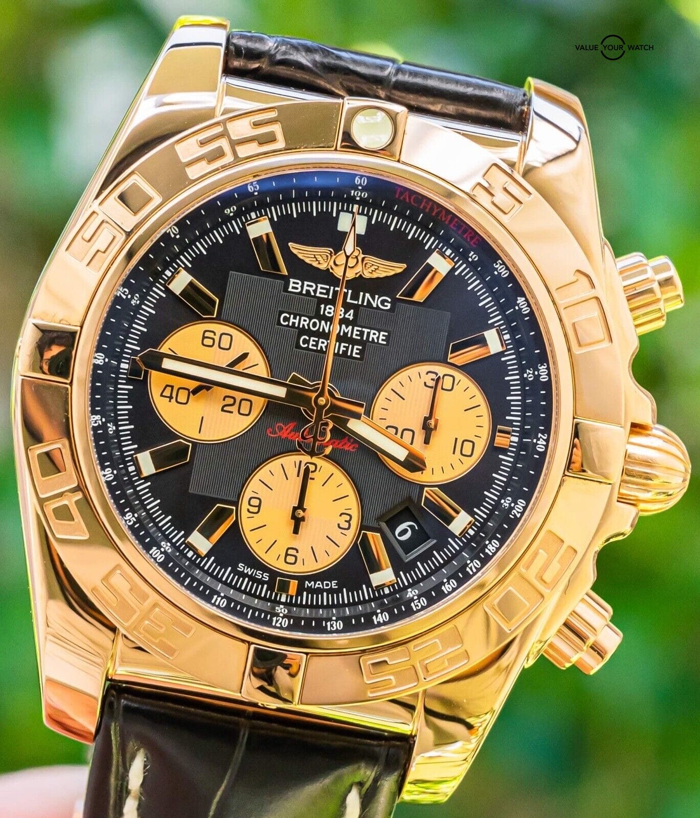 Chronomat Evolution Breitling Chronomat 44 Gmt Rose Gold Breitling