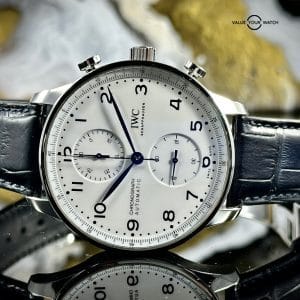 IWC Portugieser Chronograph “150 Years” Limited to 2000 - Complete Set! IW371602