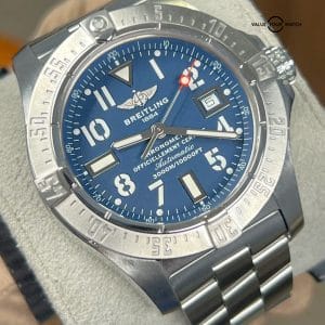 Breitling Avenger Seawolf A17330 Blue Dial A17330 3000M BOXES/PAPERS!