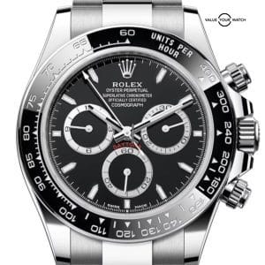 New Release 2023 Rolex Cosmograph Ceramic Daytona Black Dial Steel 126500ln