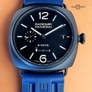 Panerai Radiomir Ceramica PAM00384 8 DAYS Power Reserve Manual Wind Box & Papers