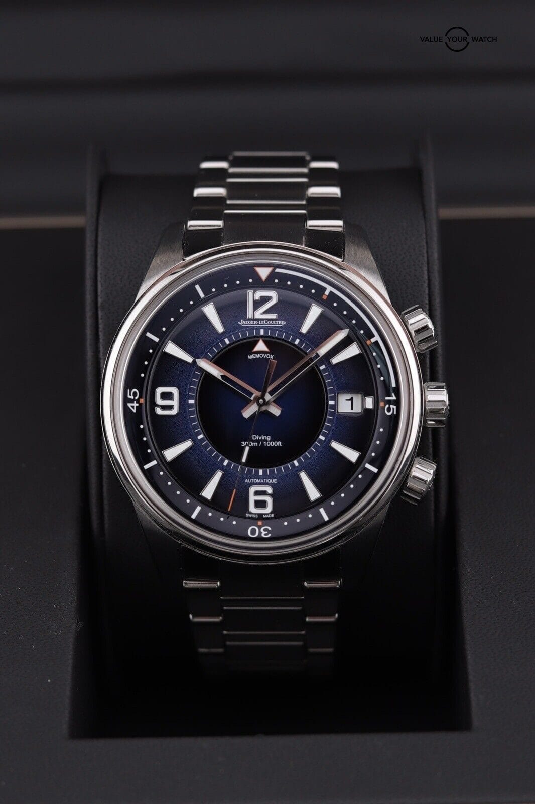 Jaeger LeCoultre Polaris Mariner Memovox Q9038180 42mm JLC Blue