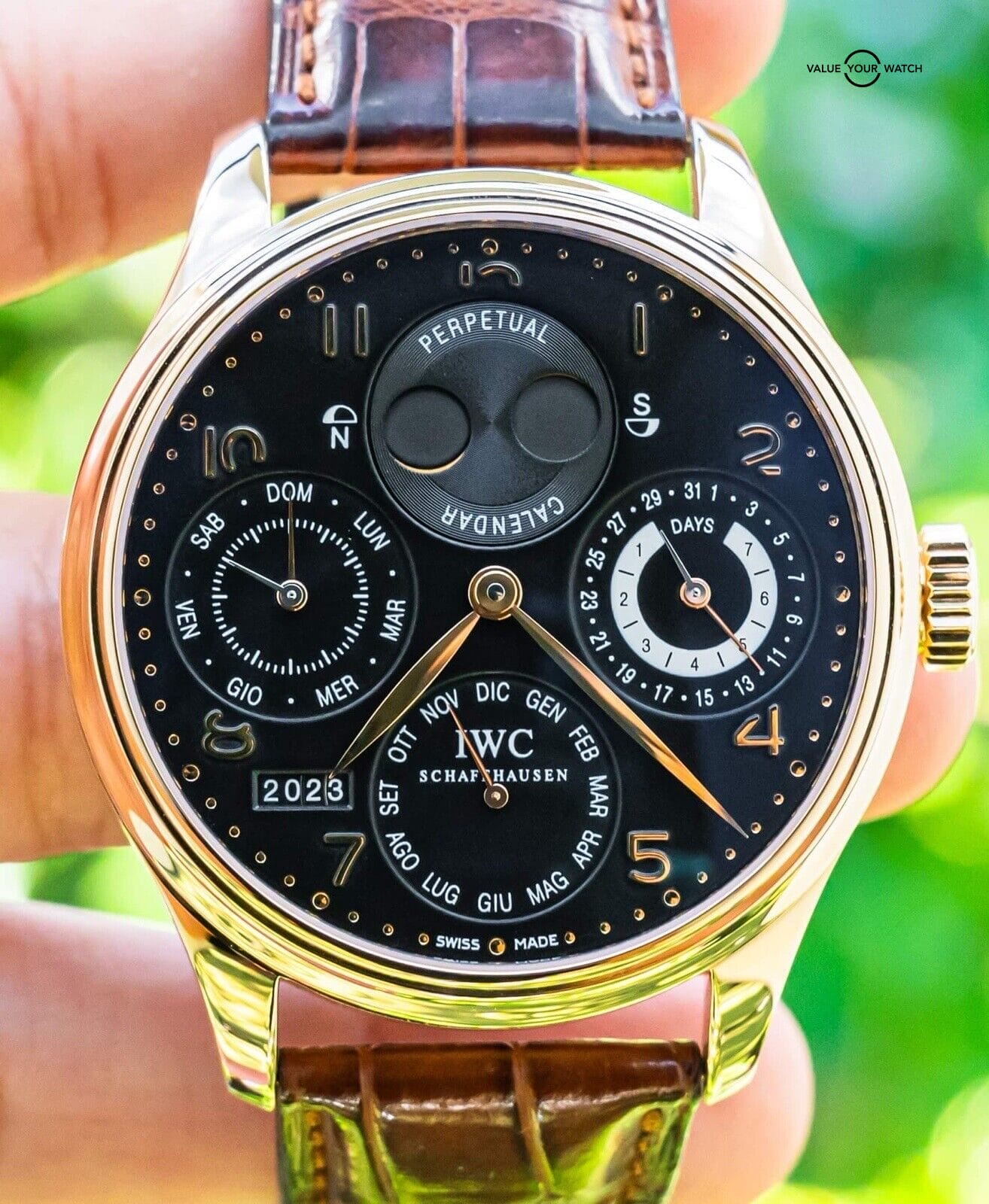 Iwc portuguese cheap calendar perpetual