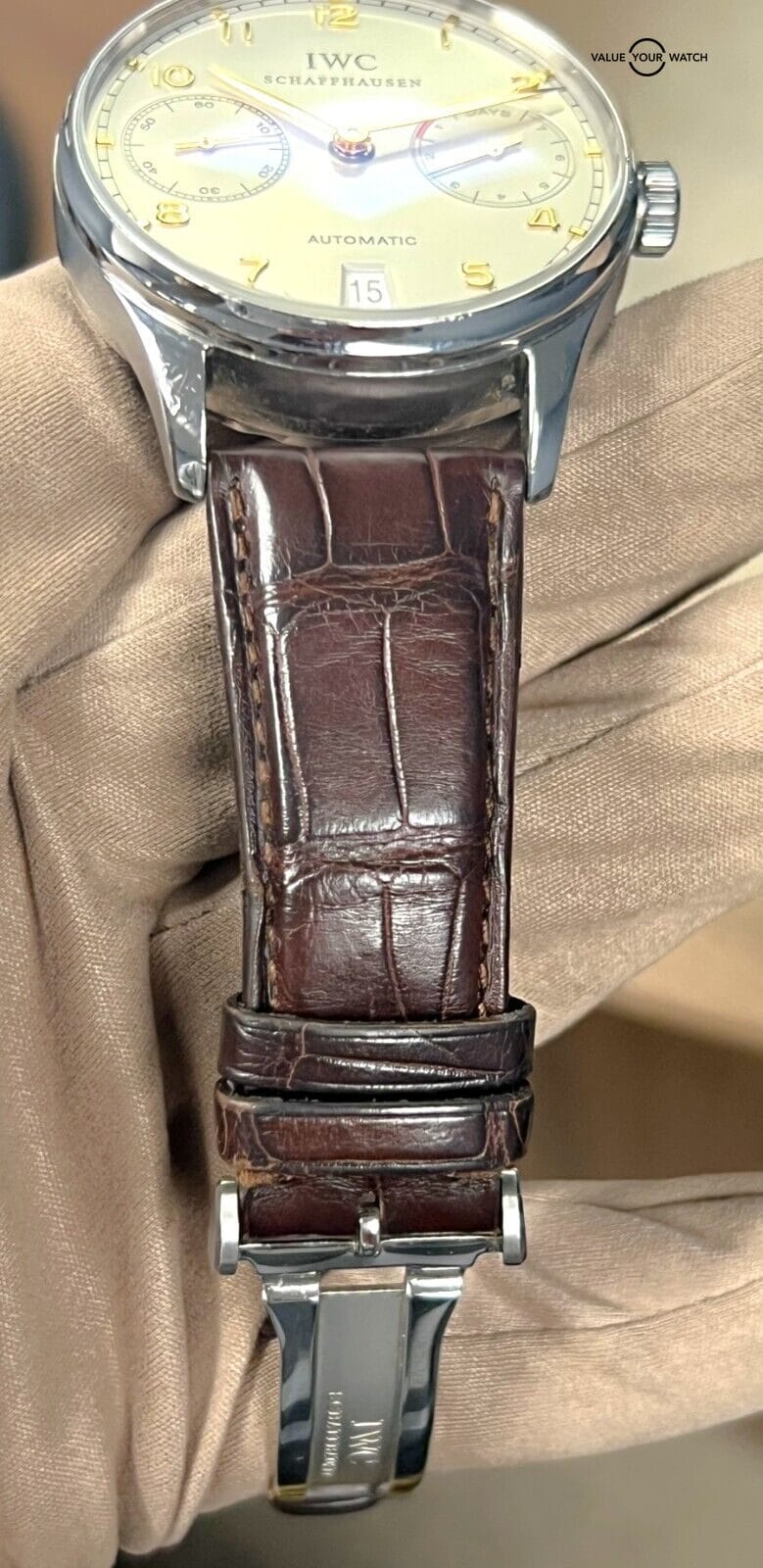 IWC Portuguese Automatic 7 Day Reserve Silver Dial IW5001-14! - Image 11