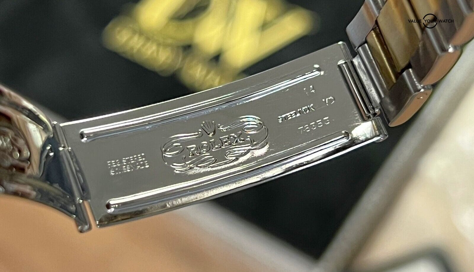 Rolex Oyster Perpetual Date 1500 White Dial Two Tone 34mm! - Image 3