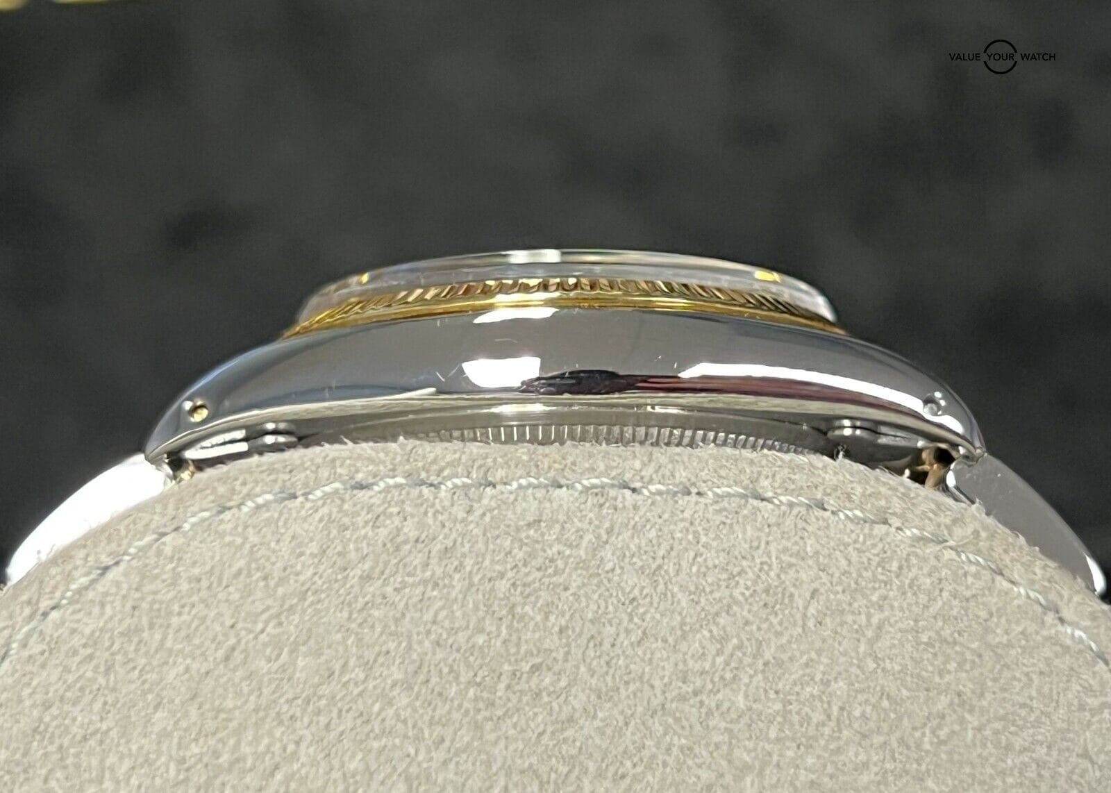 Rolex Oyster Perpetual Date 1500 White Dial Two Tone 34mm! - Image 9