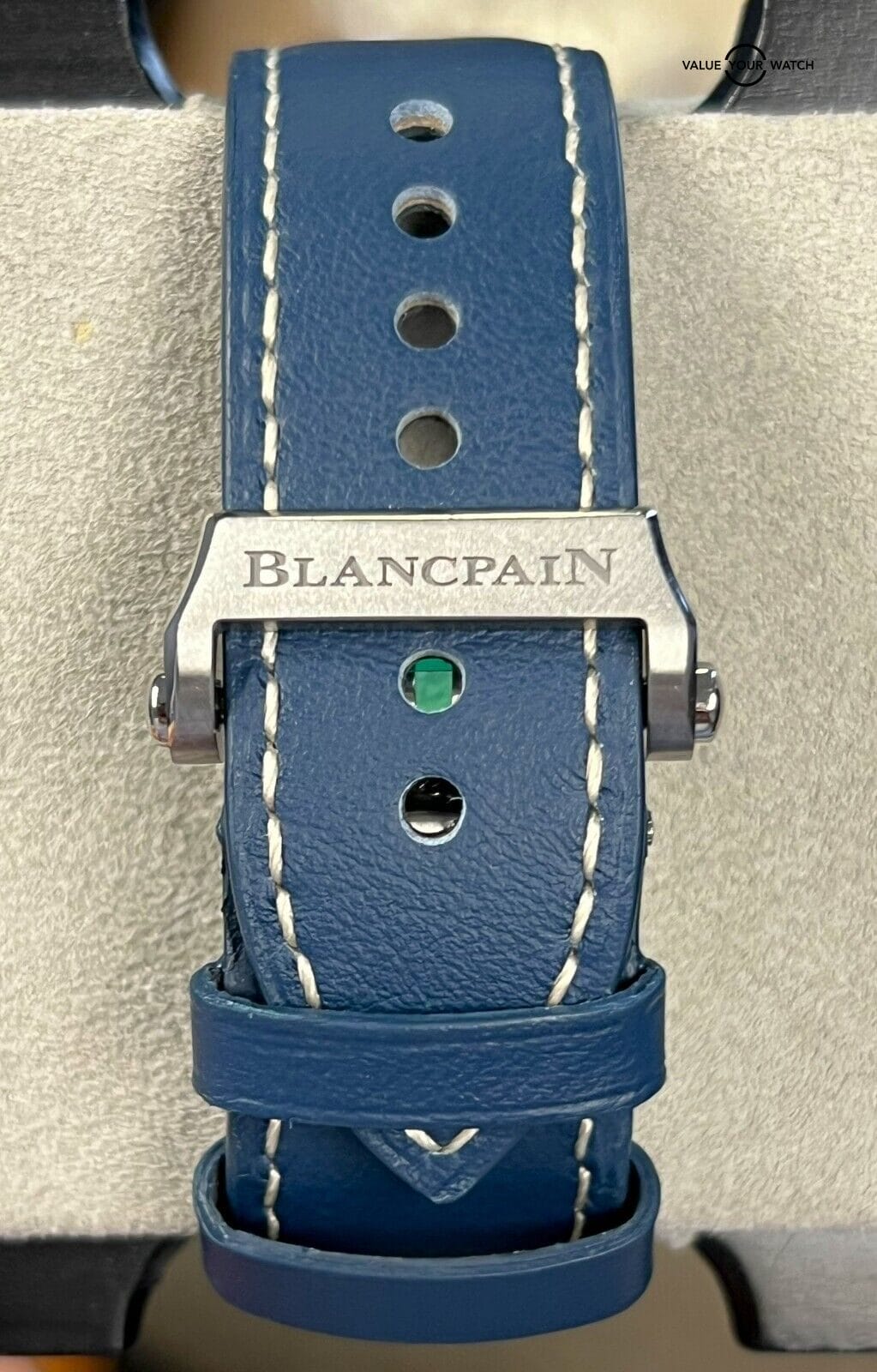 NEW 2023 Blancpain Air Command Flyback Chronograph AC02-12B40-63B Blue Dial! - Image 3
