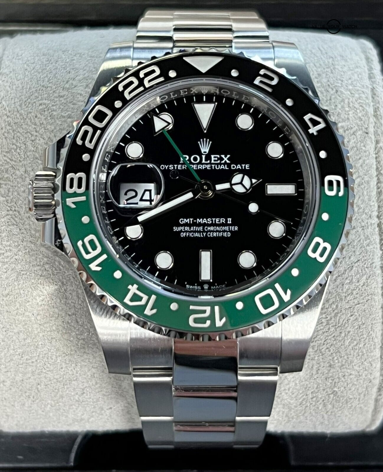 2022 Rolex GMT-Master II 126720VTNR Sprite Stainless Steel Oyster BOXES/PAPERS!
