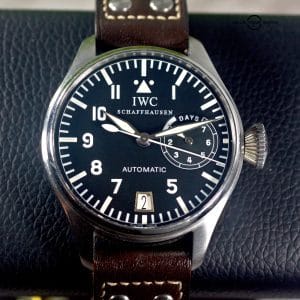 IWC Big Pilot 46mm Chronograph Stainless Steel Box & Papers – IW500201