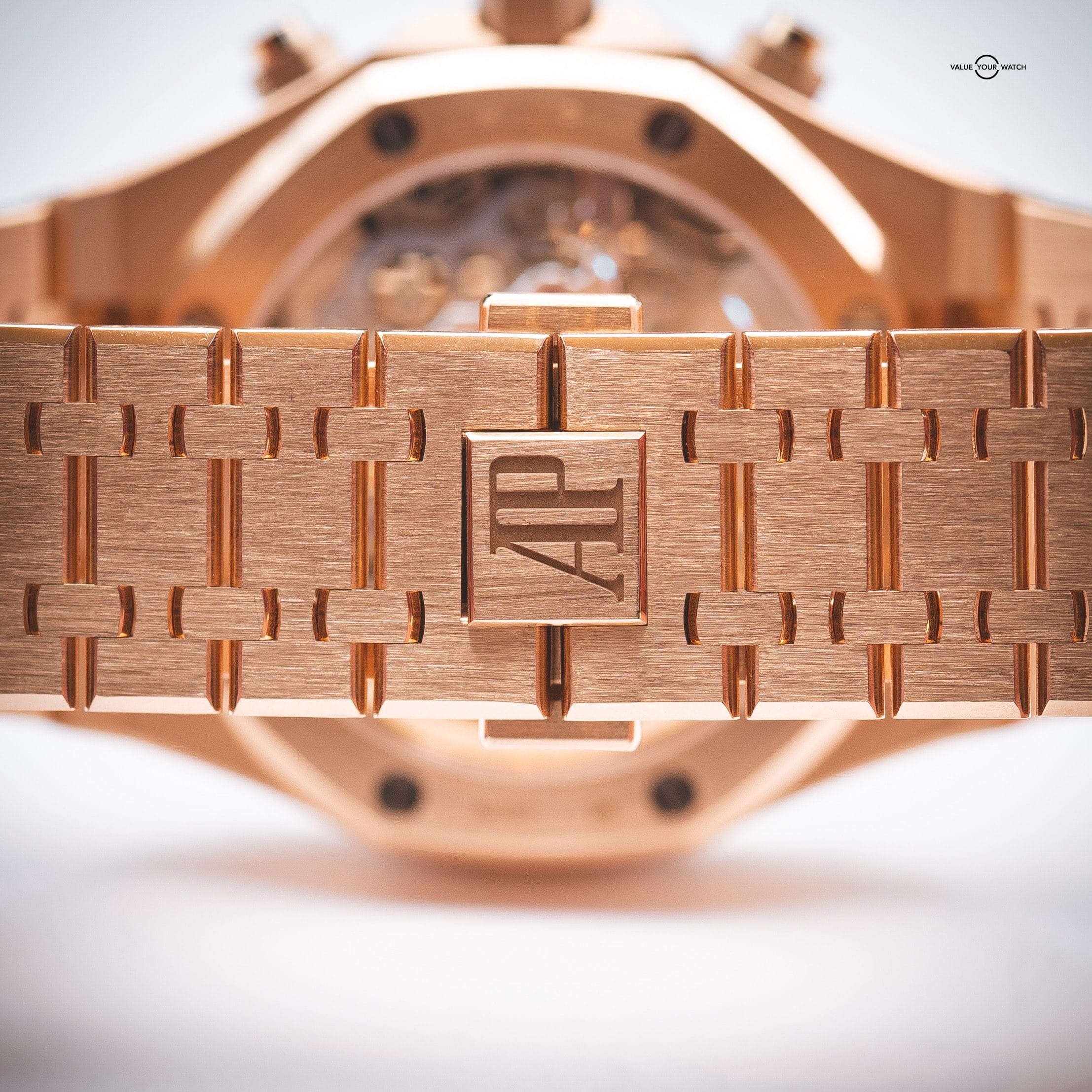 Audemars Piguet Royal Oak Chronograph 50th Anniversary 41mm Rose/Pink Gold Black Dial Selfwinding (26240OR.OO.1320OR.02) - Image 8