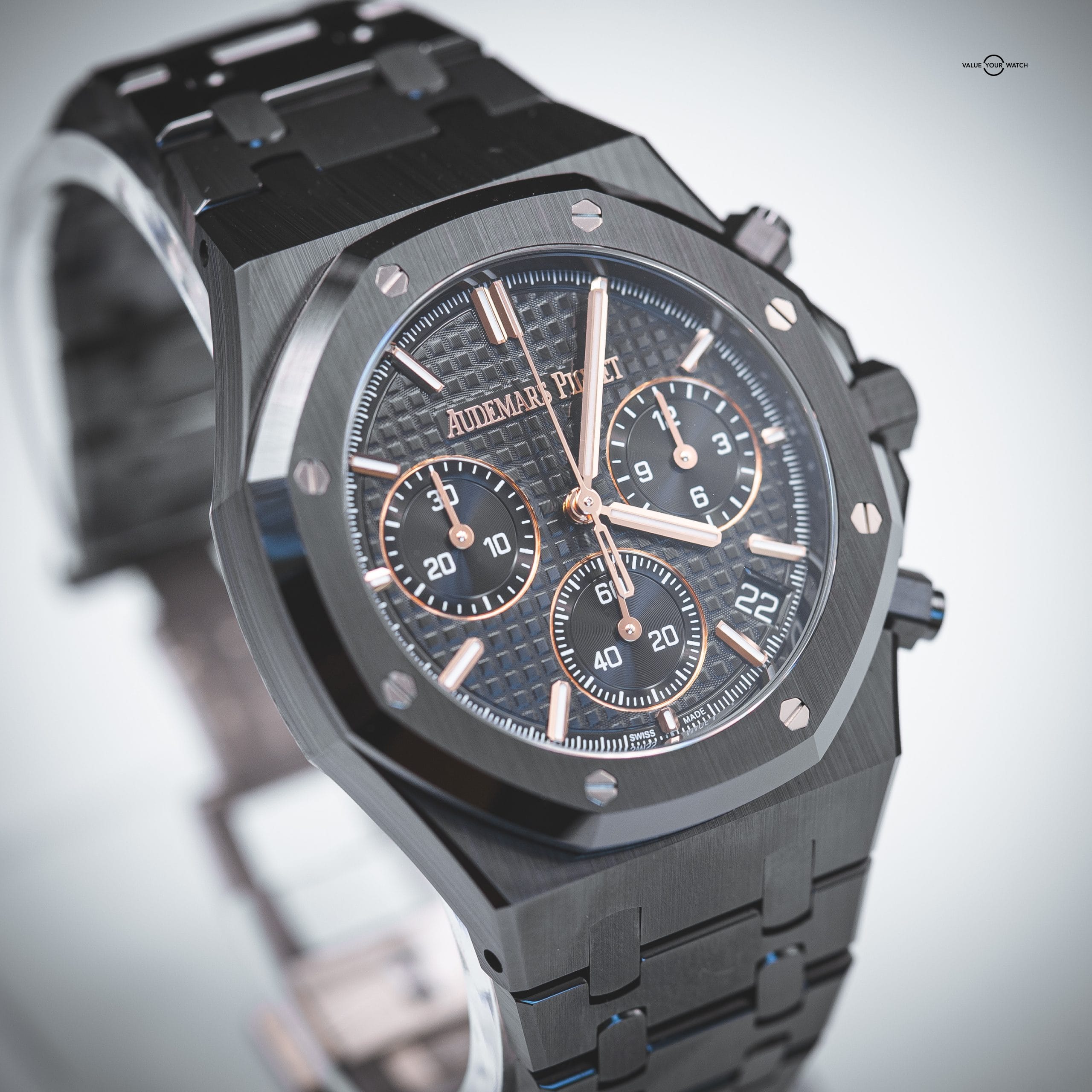 2023 Audemars Piguet Royal Oak Chronograph Black Ceramic (41mm, 26240CE.OO.1225CE.02) - Image 6