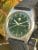 Vintage Certina Argonaut 280 Green Dial Watch Manual Wind 17 Jewels Cal. 25-66