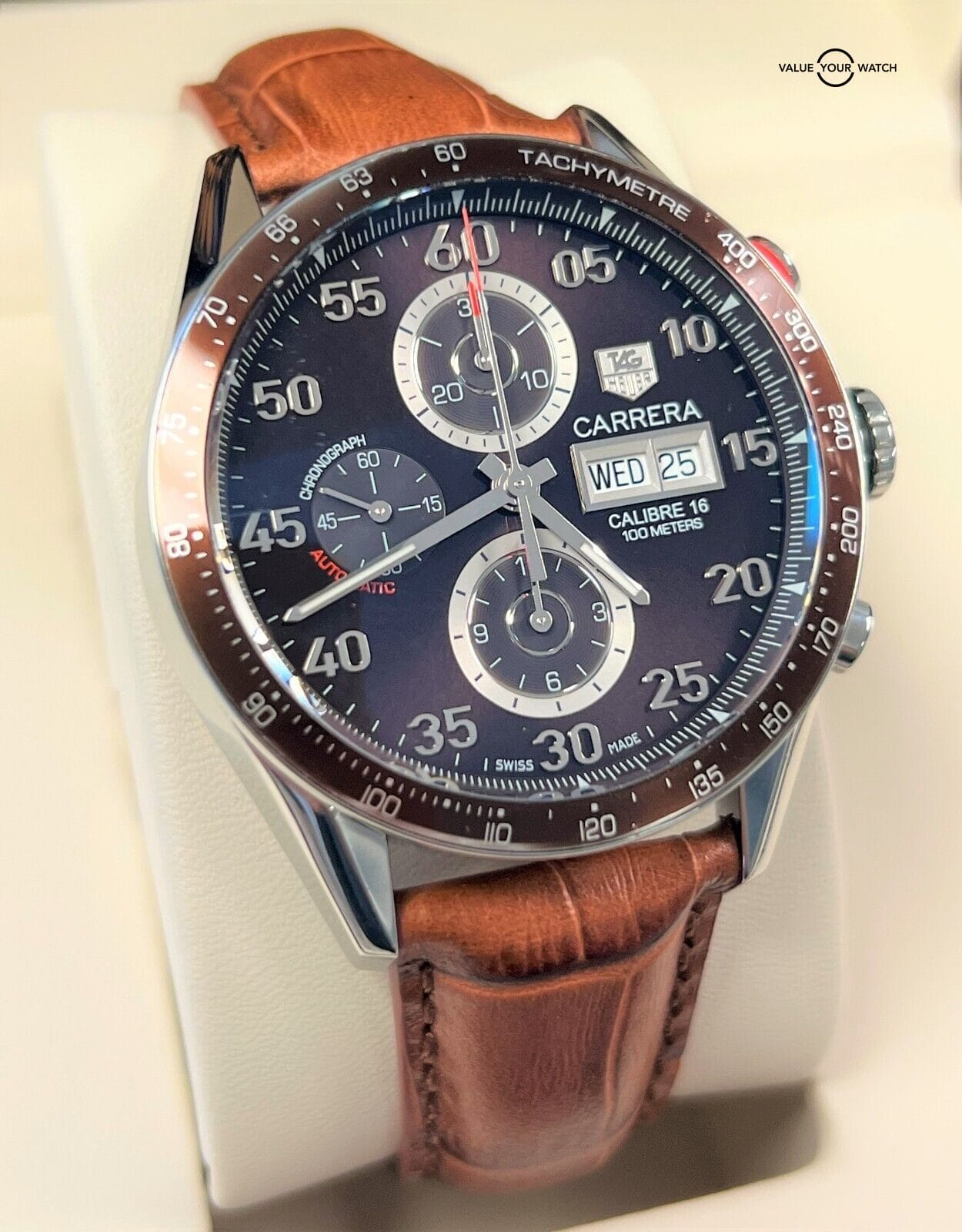 Leather Strap Tag Heuer Calibre 16 Strap Tag Heuer Carrera Caliber