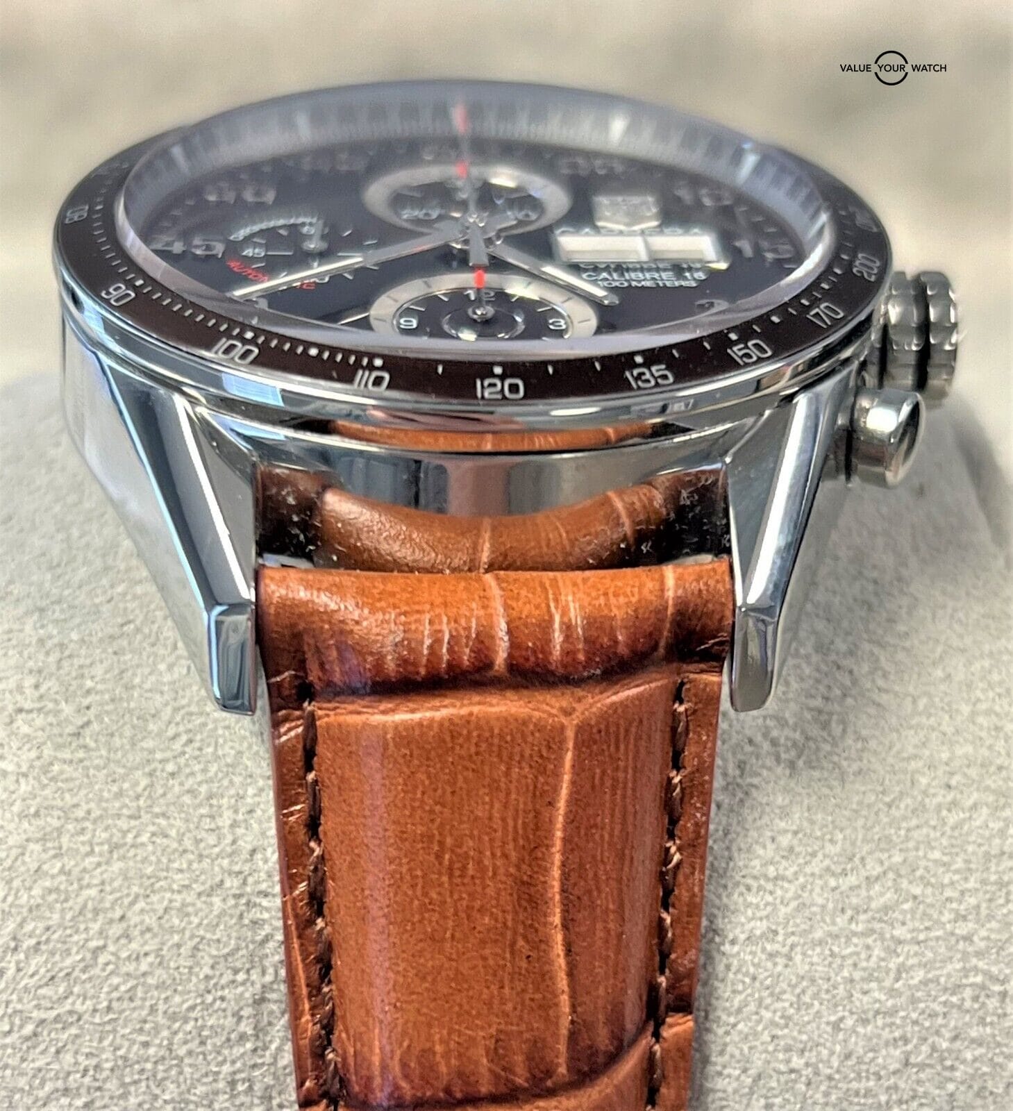 Brown Tag Heuer Calibre 16 Strap TAG Heuer Carrera Calibre 16
