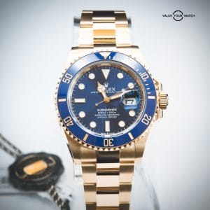 BNIB 2023 Rolex Submariner Date "Gold Bluesy" (41mm, 126618)