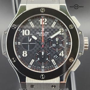 Hublot Big Bang 44mm Steel Ceramic Black Carbon Fiber Dial