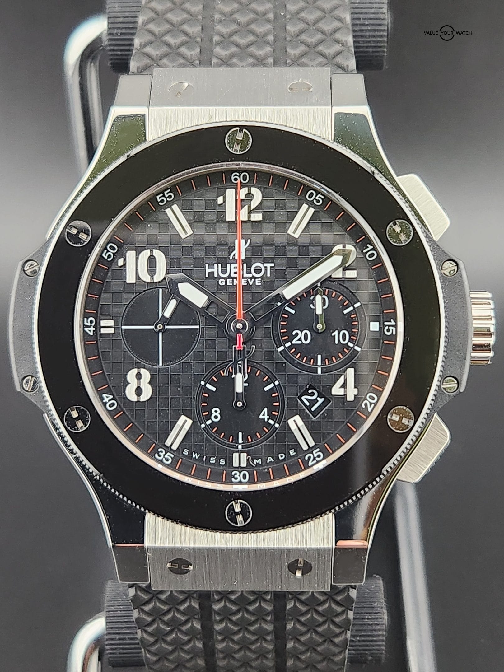Hublot Big Bang 44mm Steel Ceramic Black Carbon Fiber Dial
