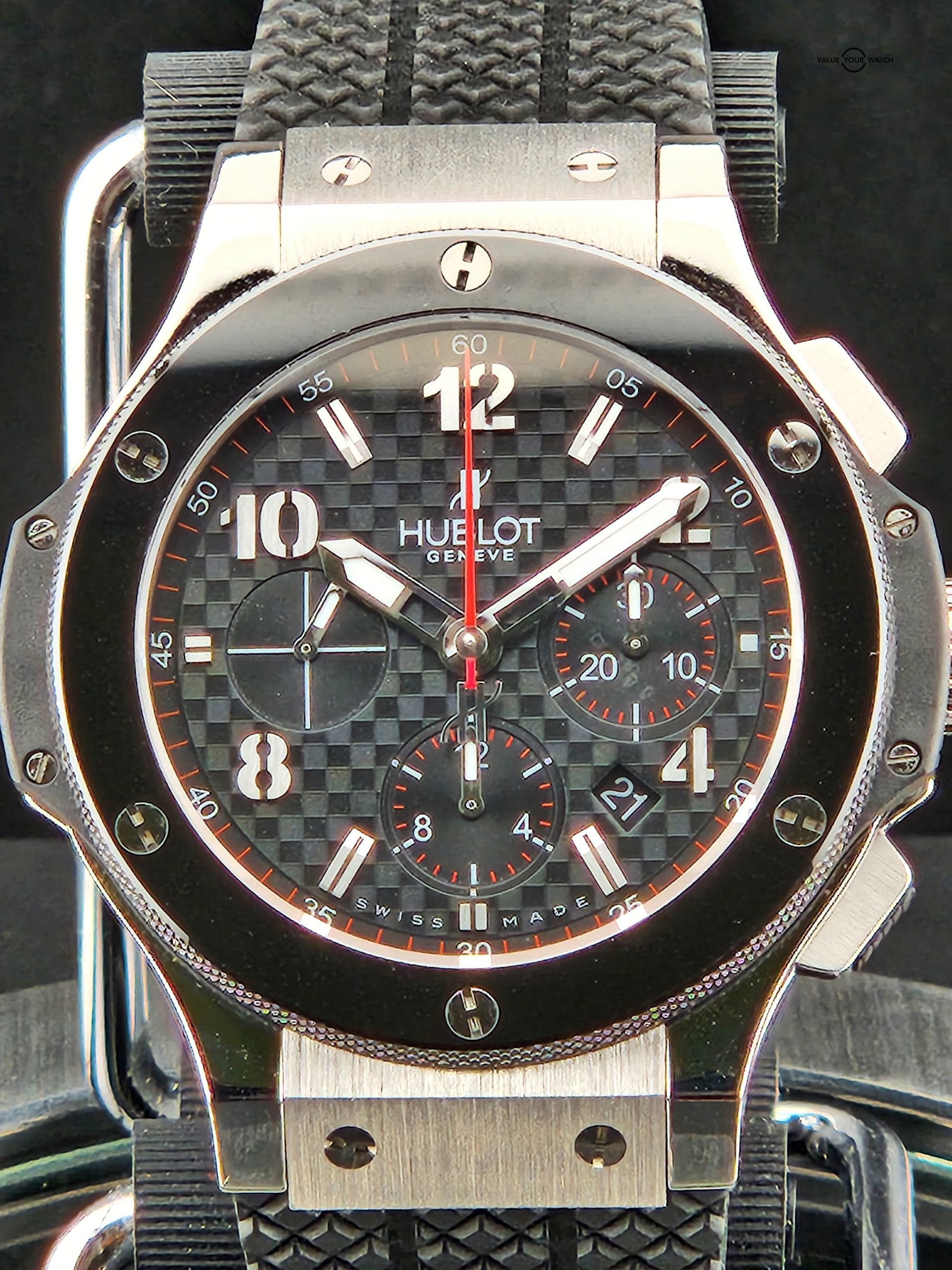 Hublot Big Bang 44mm Steel Ceramic Black Carbon Fiber Dial - Image 2