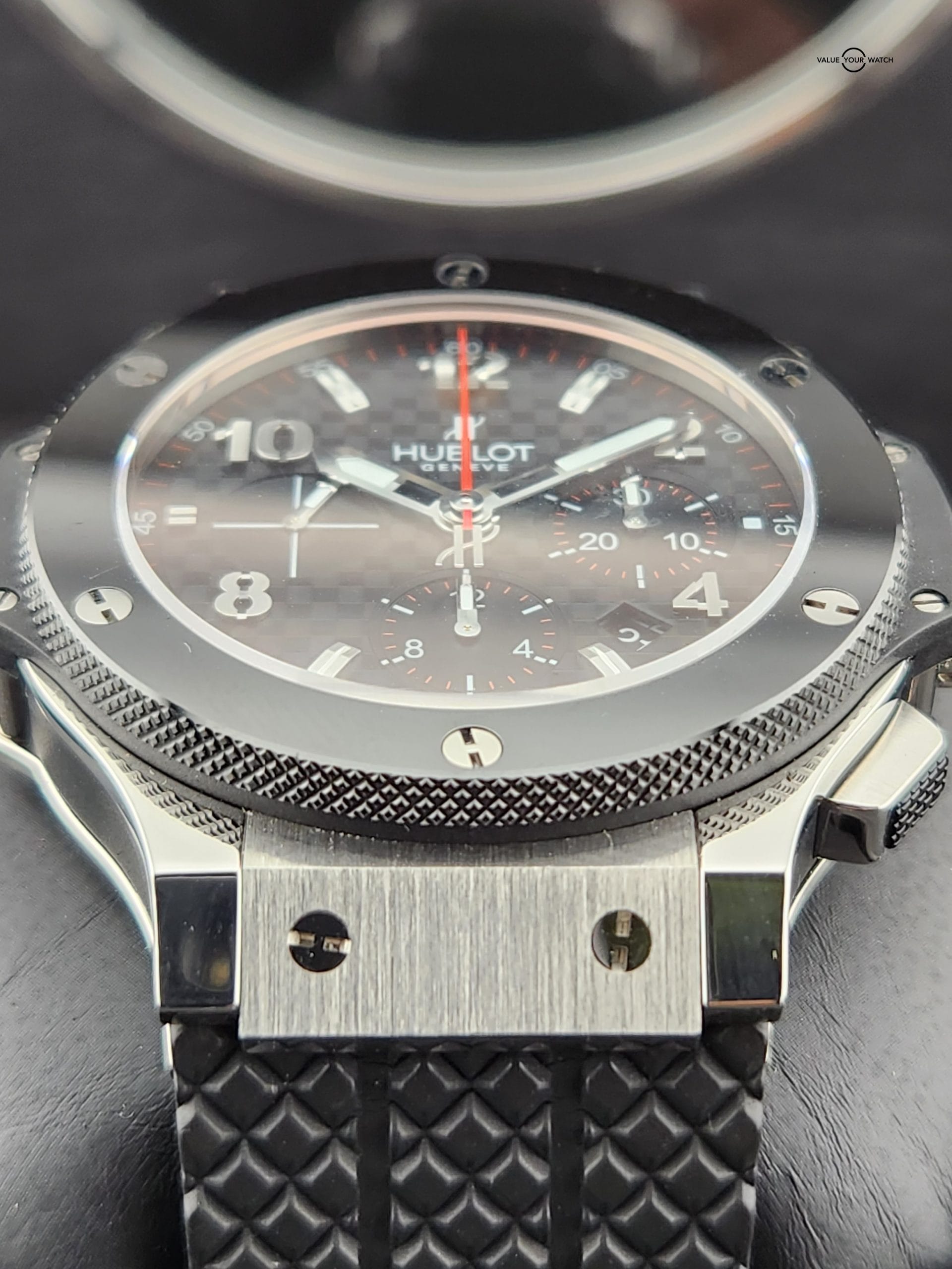 Hublot Big Bang 44mm Steel Ceramic Black Carbon Fiber Dial - Image 8