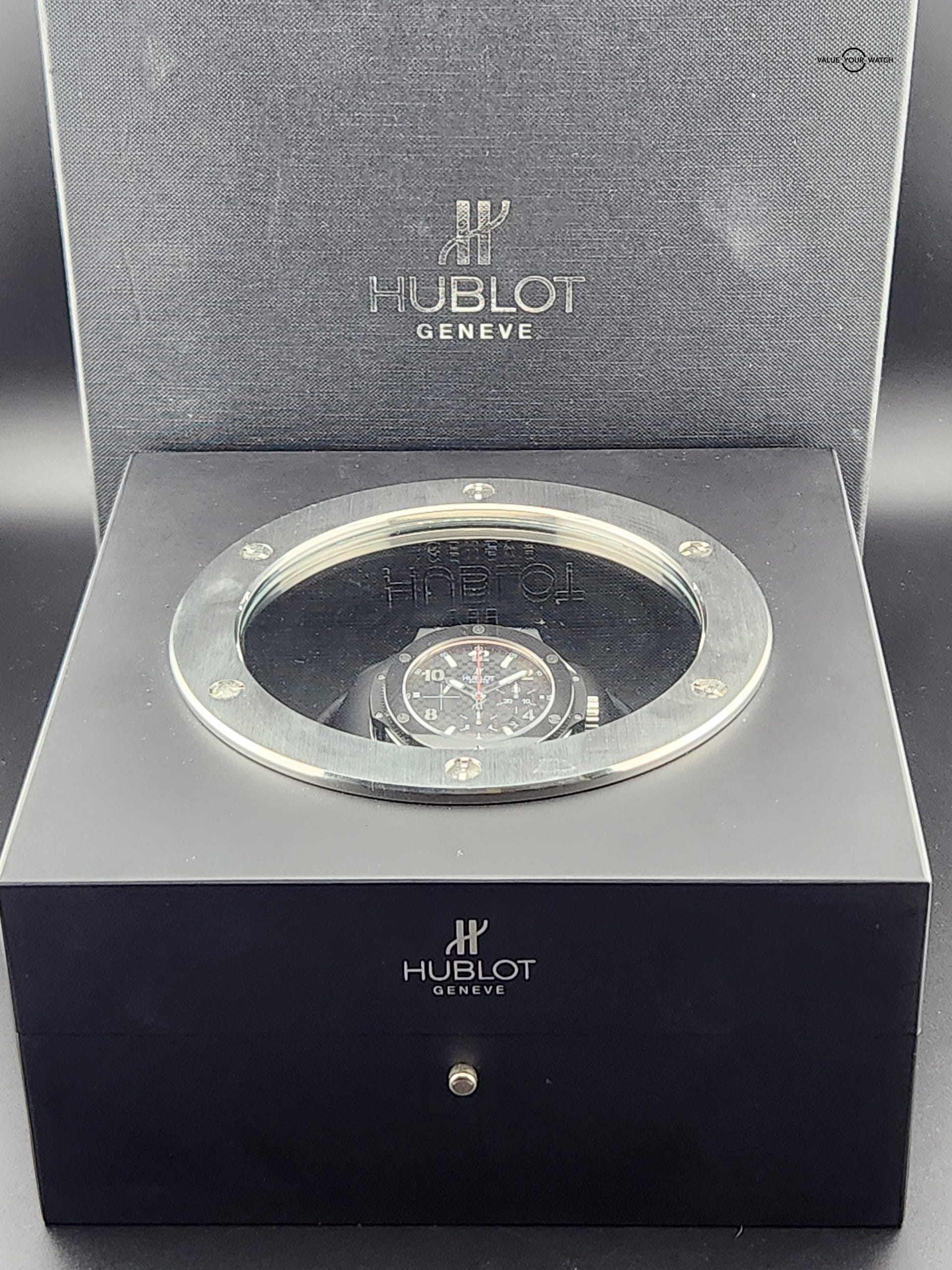 Hublot Big Bang 44mm Steel Ceramic Black Carbon Fiber Dial - Image 16