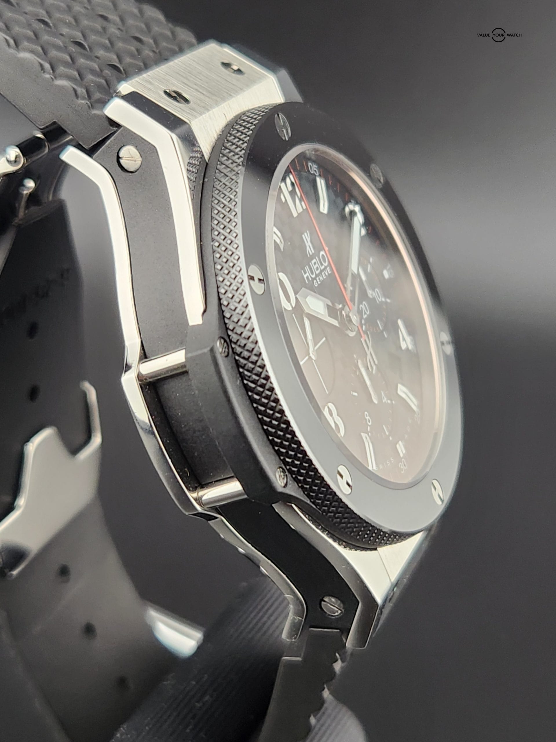 Hublot Big Bang 44mm Steel Ceramic Black Carbon Fiber Dial - Image 3