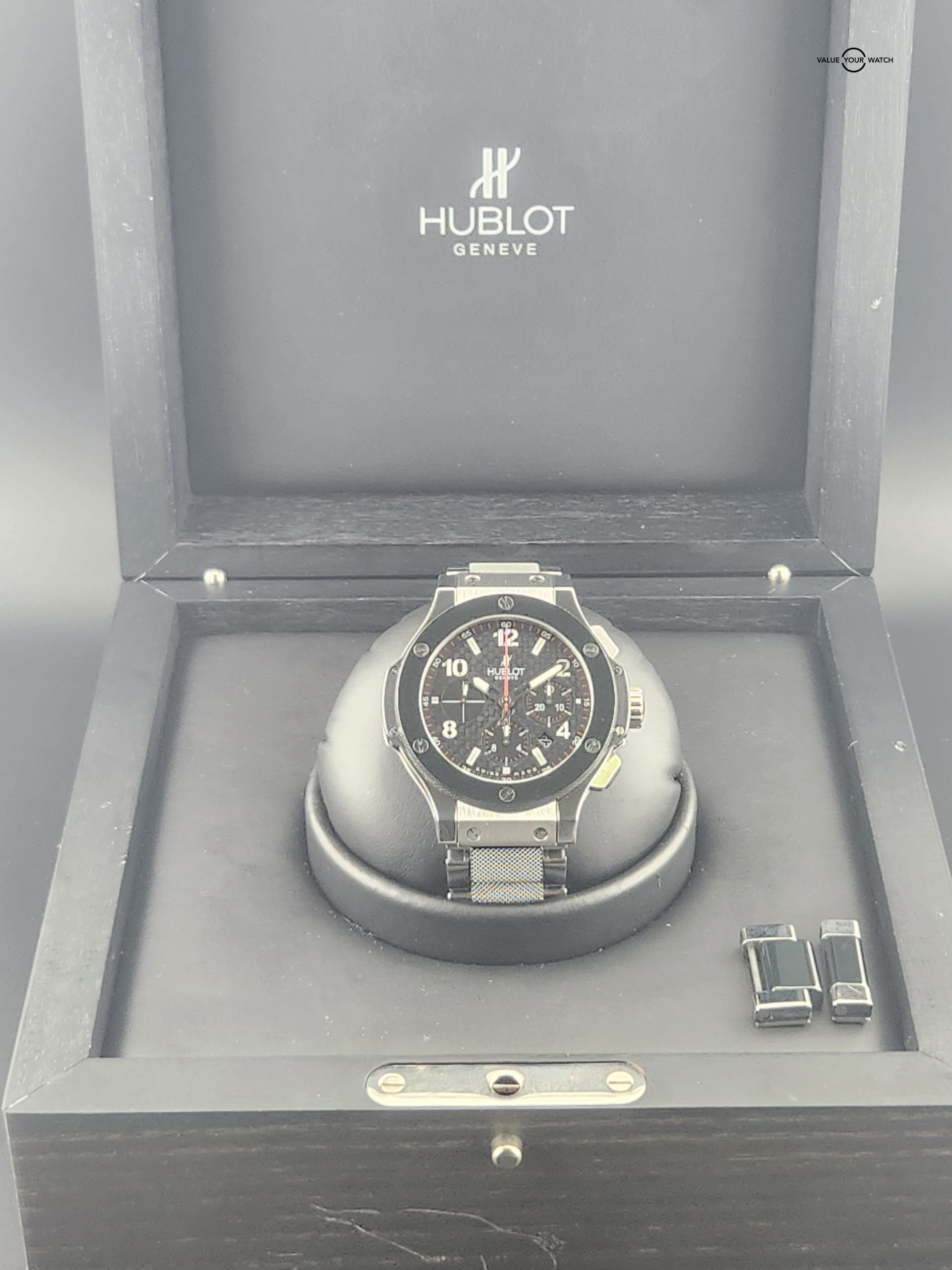 Hublot Big Bang 44mm Steel Ceramic Carbon Fiber Black Dial - Image 2