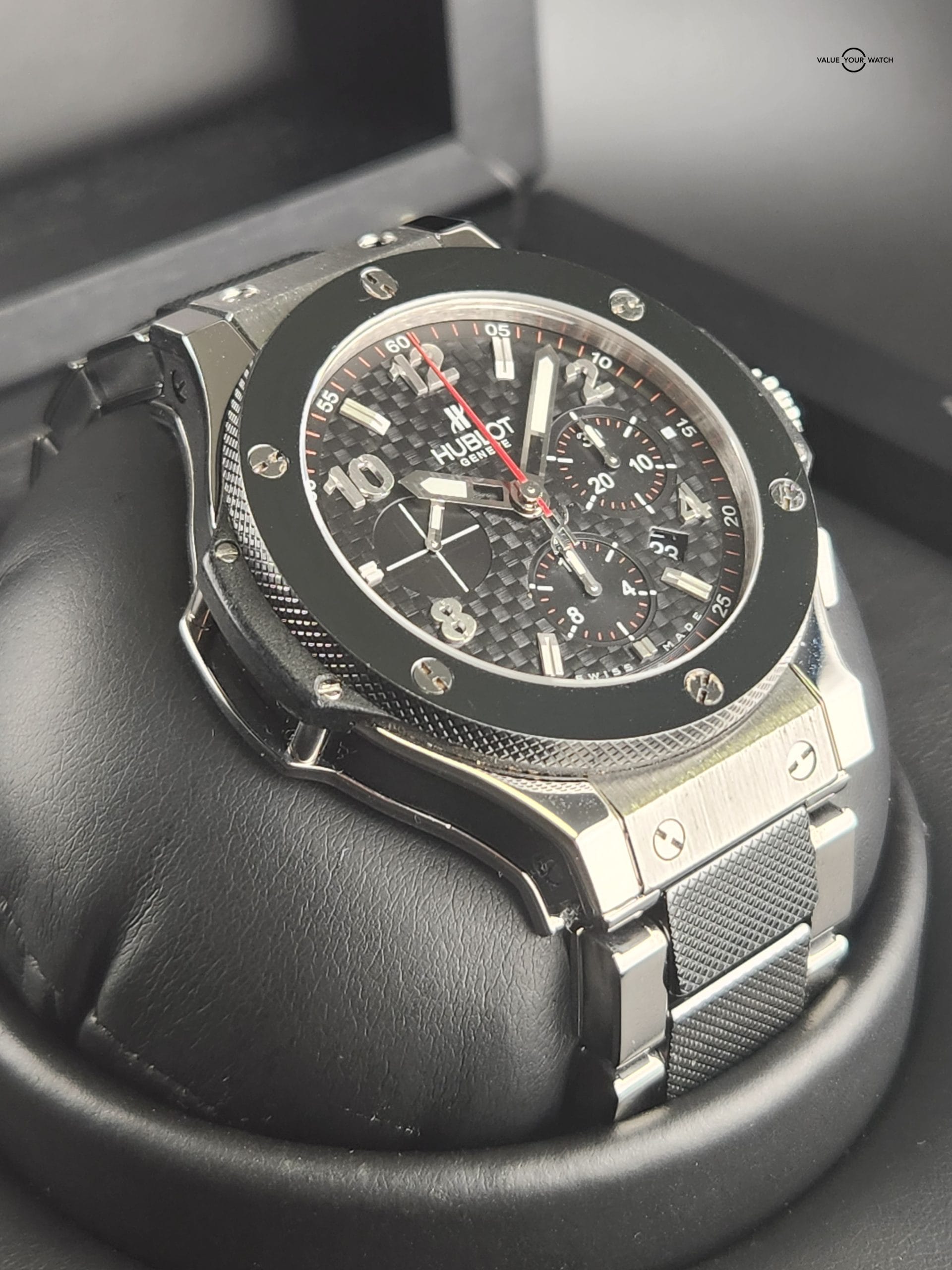 Hublot Big Bang 44mm Steel Ceramic Carbon Fiber Black Dial - Image 4