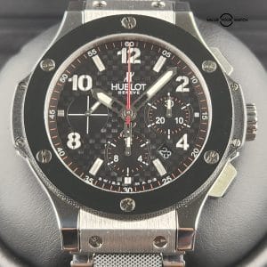 Hublot Big Bang 44mm Steel Ceramic Carbon Fiber Black Dial