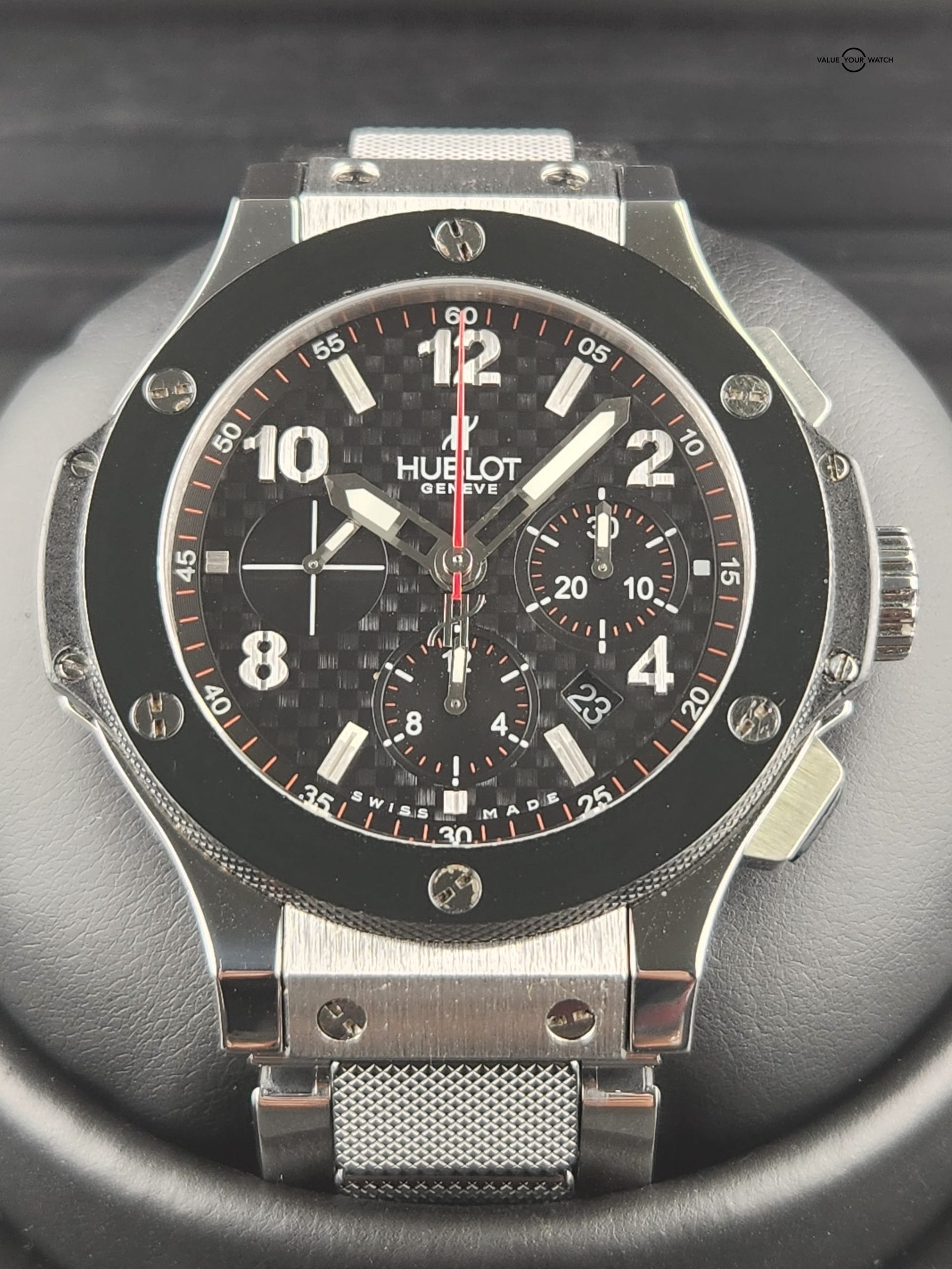 Hublot Big Bang 44mm Steel Ceramic Carbon Fiber Black Dial
