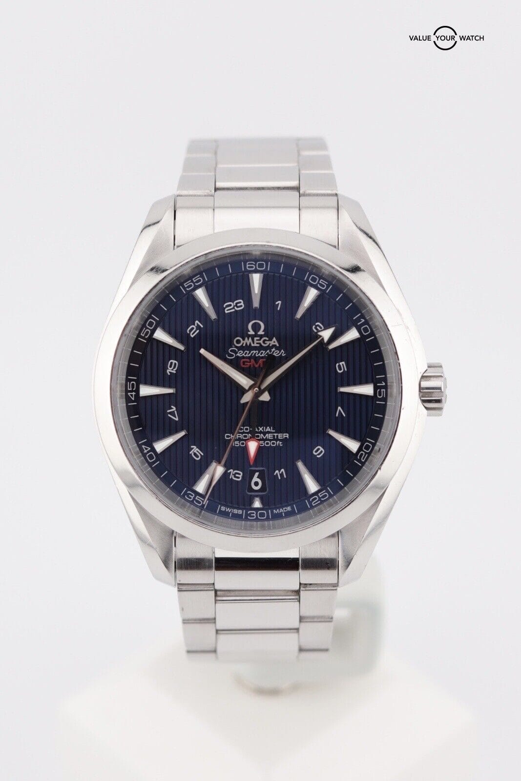 Omega aqua discount terra gmt blue