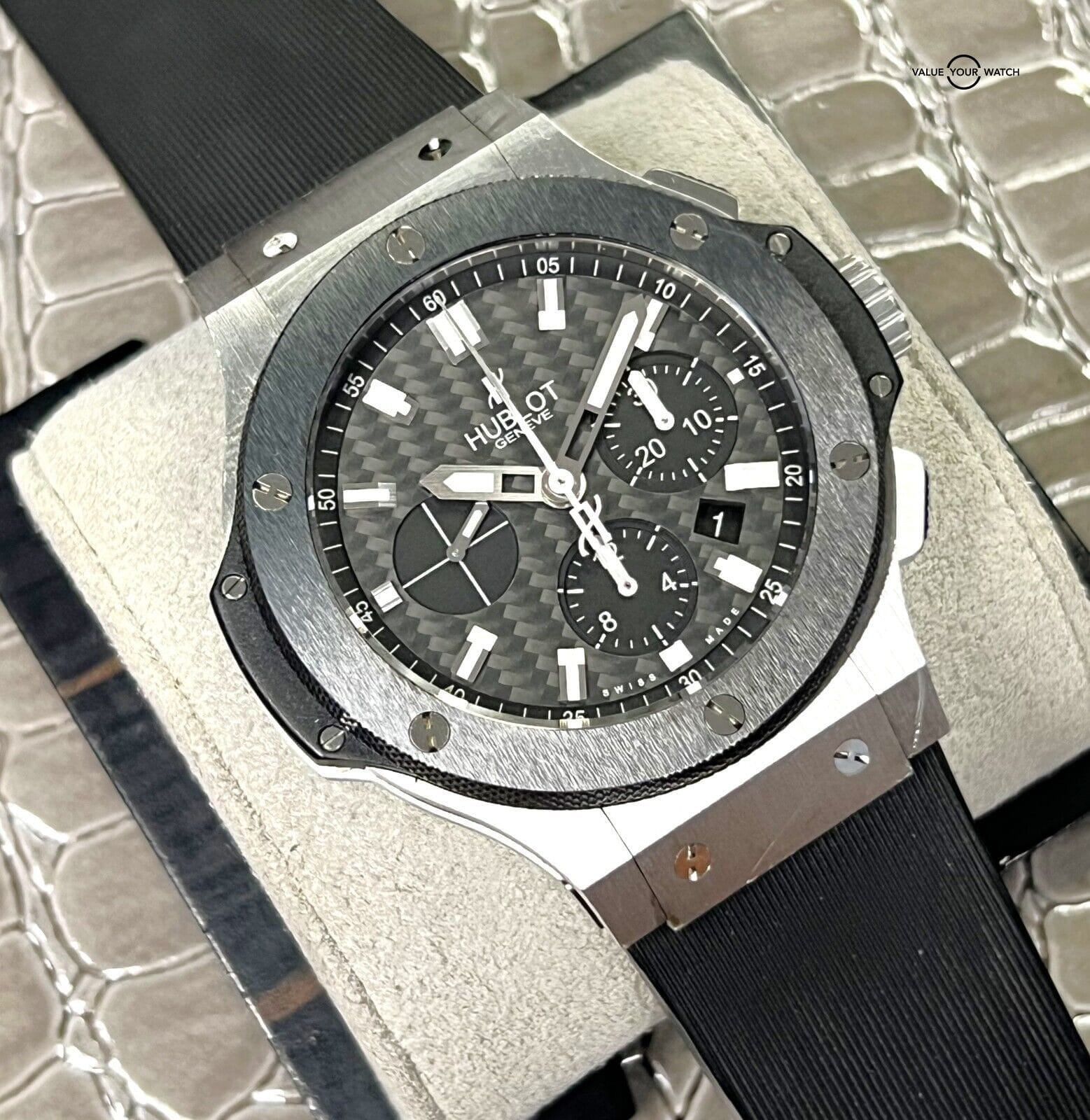 Hublot Big Bang 44mm 301.SM.1770.RX 44mm Carbon Dial W/PAPERS! - Image 9