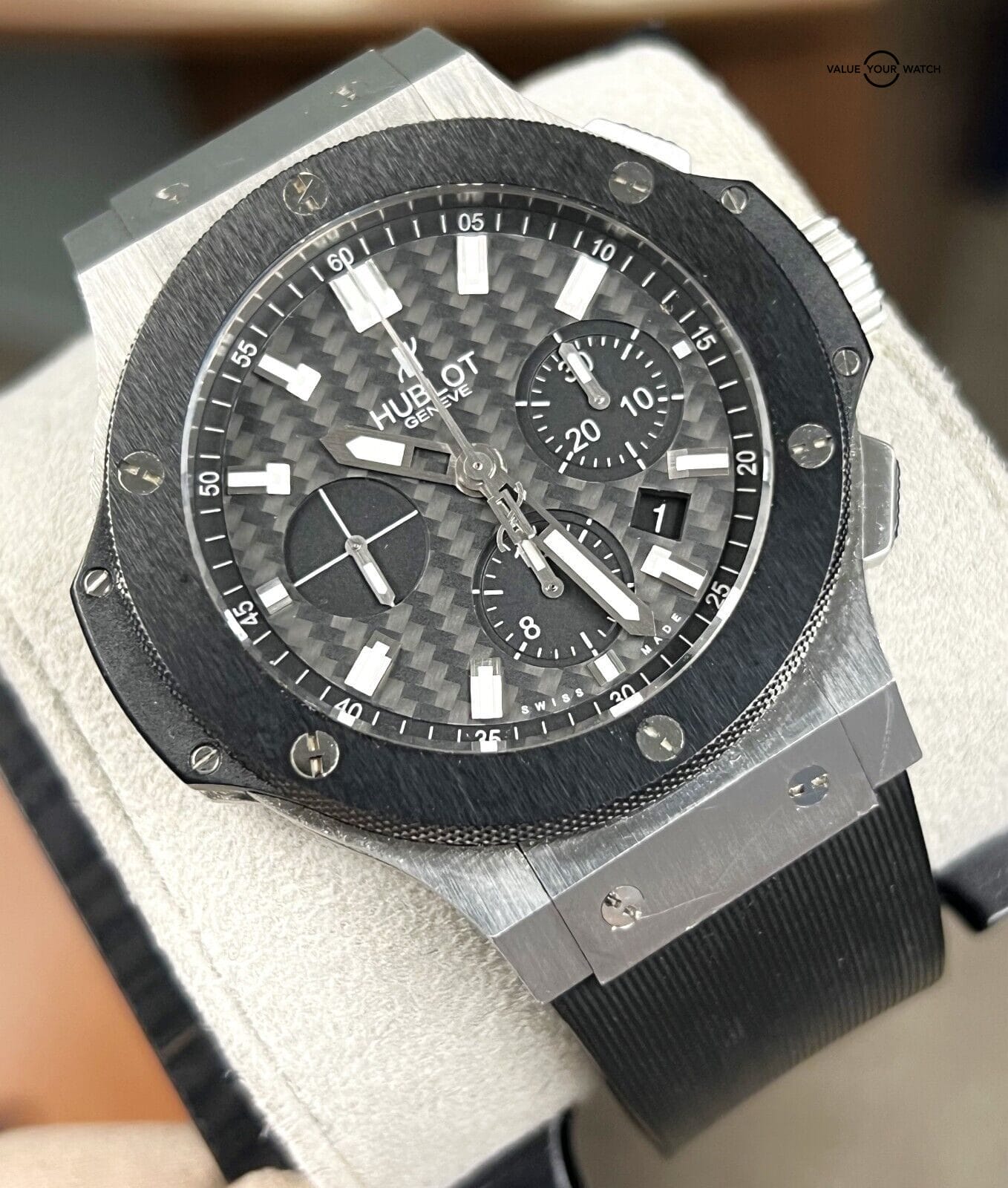 Hublot Big Bang 44mm 301.SM.1770.RX 44mm Carbon Dial W/PAPERS! - Image 11
