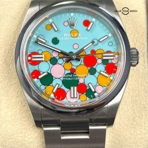 2023 Rolex Oyster Perpetual 126000 36mm Turquoise Celebration Dial BOXES/PAPERS!