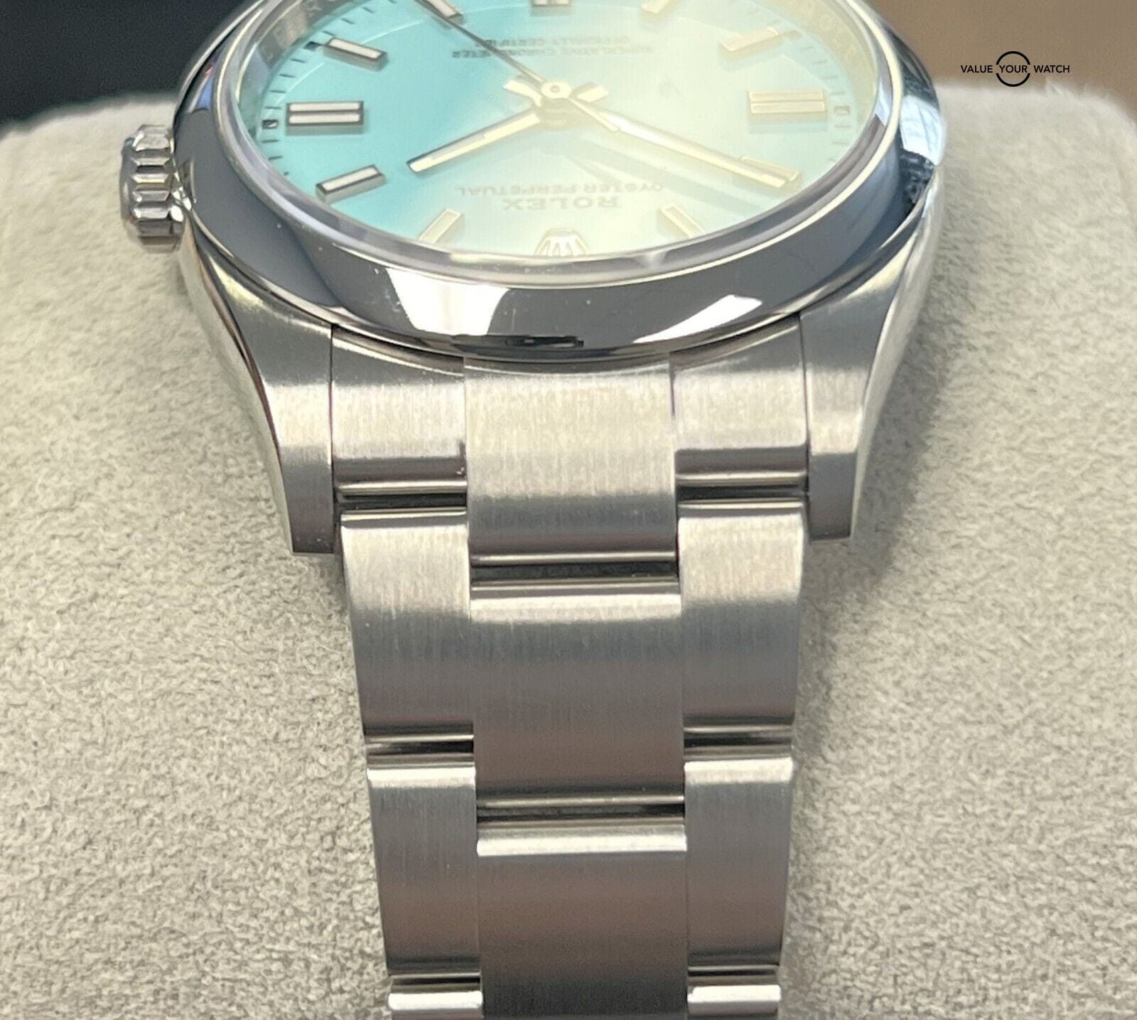 2022 Rolex Oyster Perpetual 126000 36mm Turquoise Tiffany BOXES/PAPERS! - Image 7