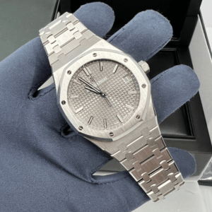 Box Papers Audemars Piguet Royal Oak 41mm 15500ST.OO.1220ST.02 Grey Dial in Stee