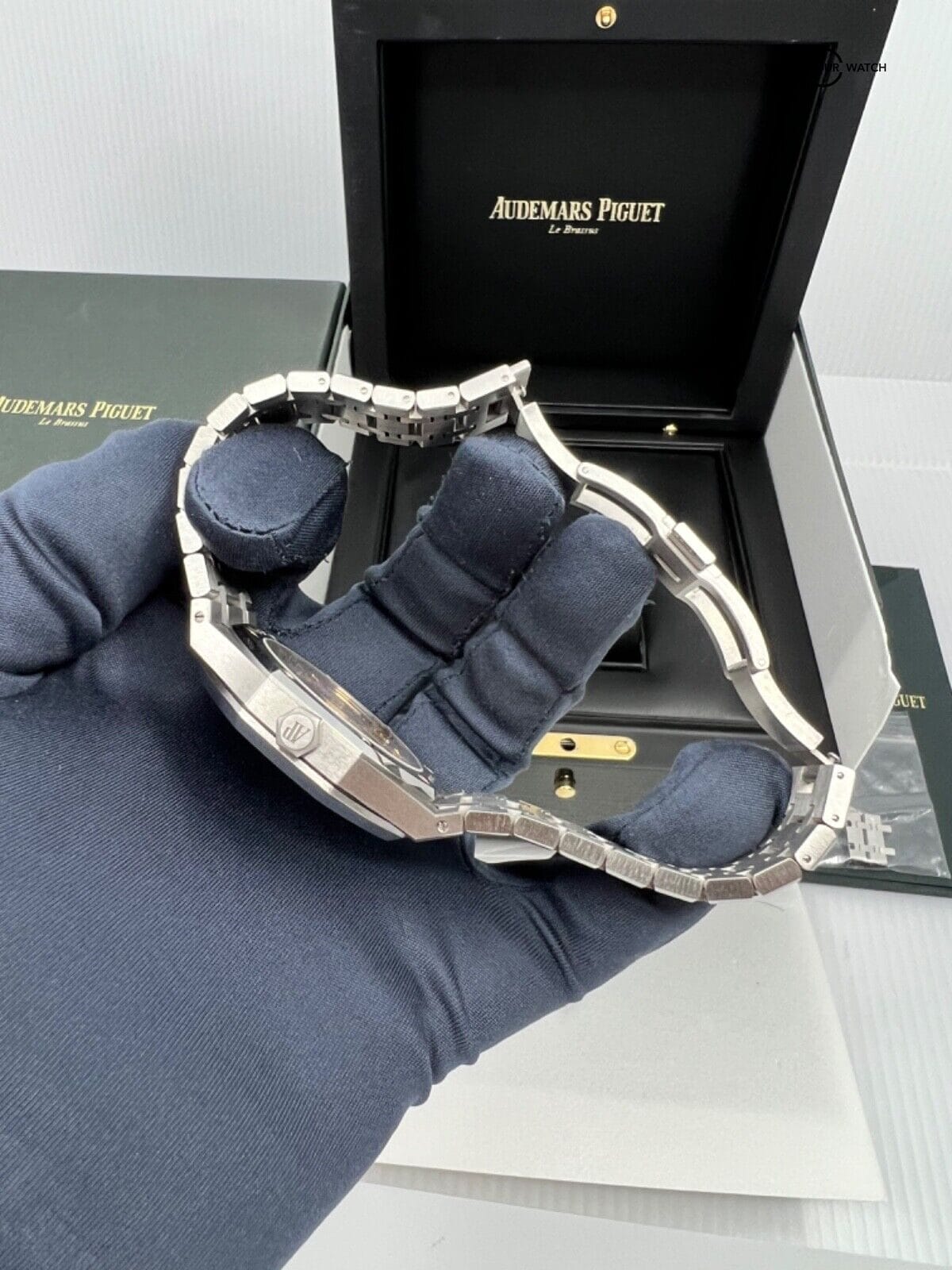 Box Papers Audemars Piguet Royal Oak 41mm 15500ST.OO.1220ST.02 Grey Dial in Stee - Image 7