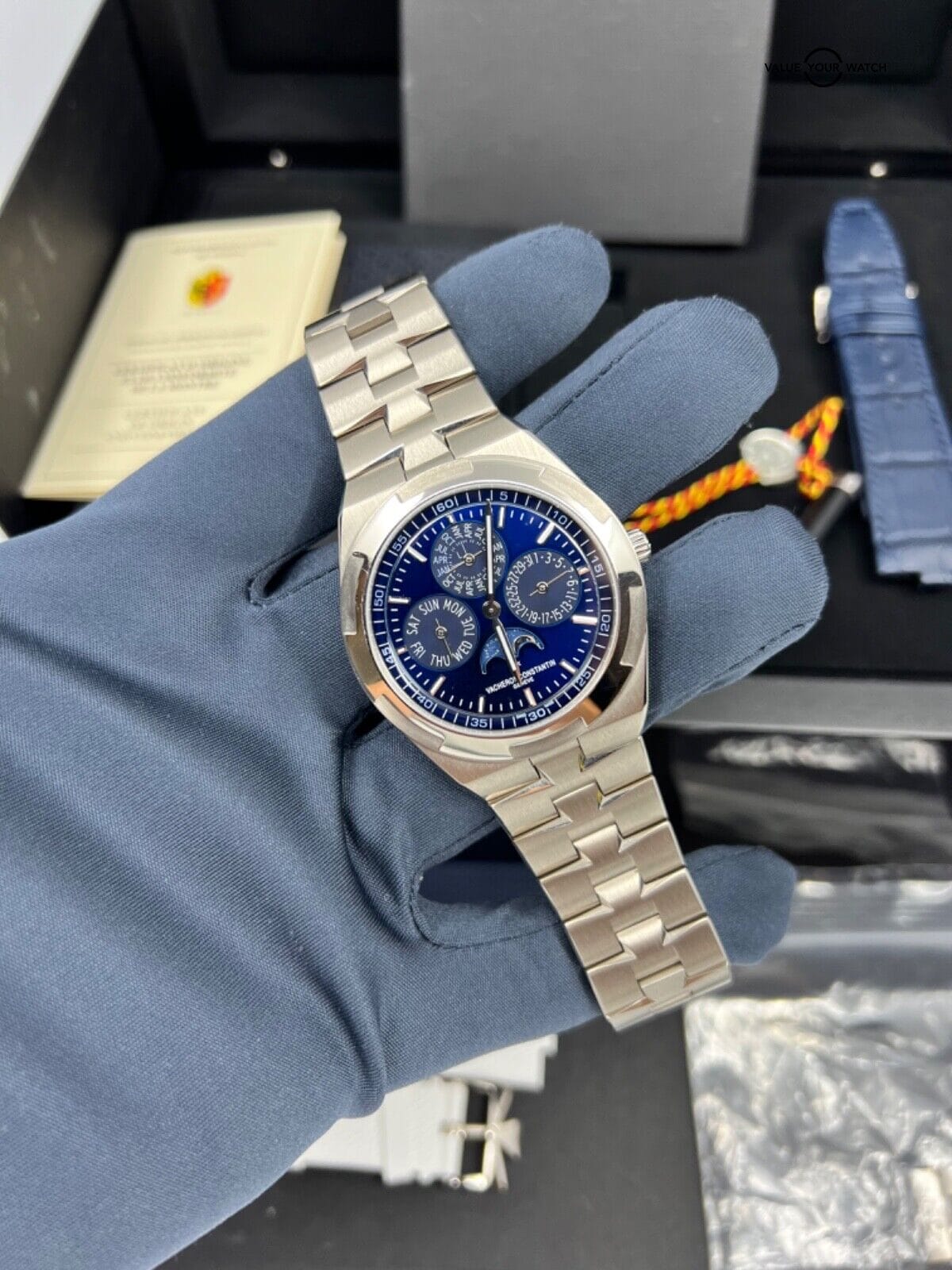 2021 Perpetual Calendar 4300V Vacheron Constantin Overseas 18k White Gold 41.5mm