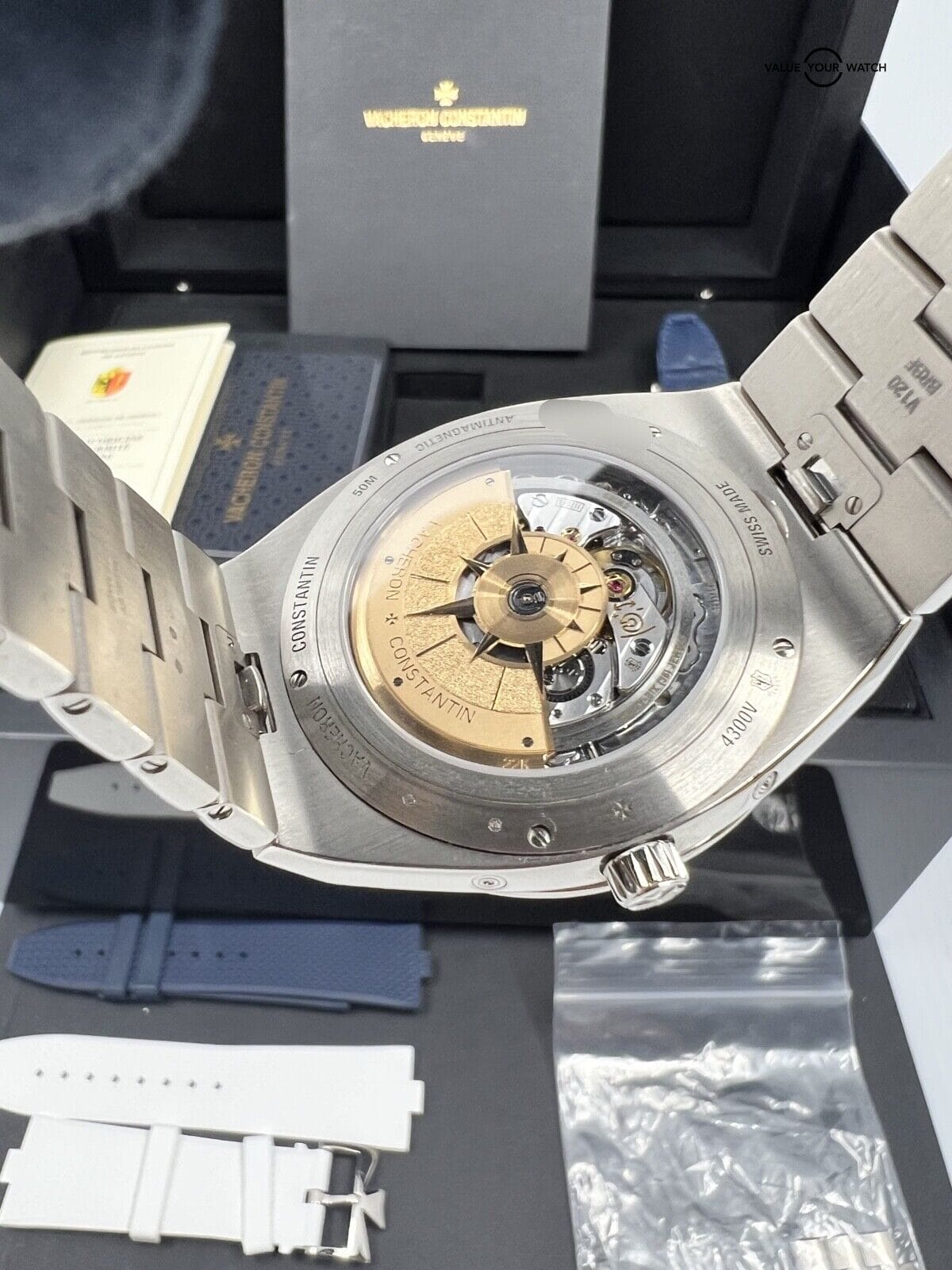 2021 Perpetual Calendar 4300V Vacheron Constantin Overseas 18k White Gold 41.5mm - Image 3