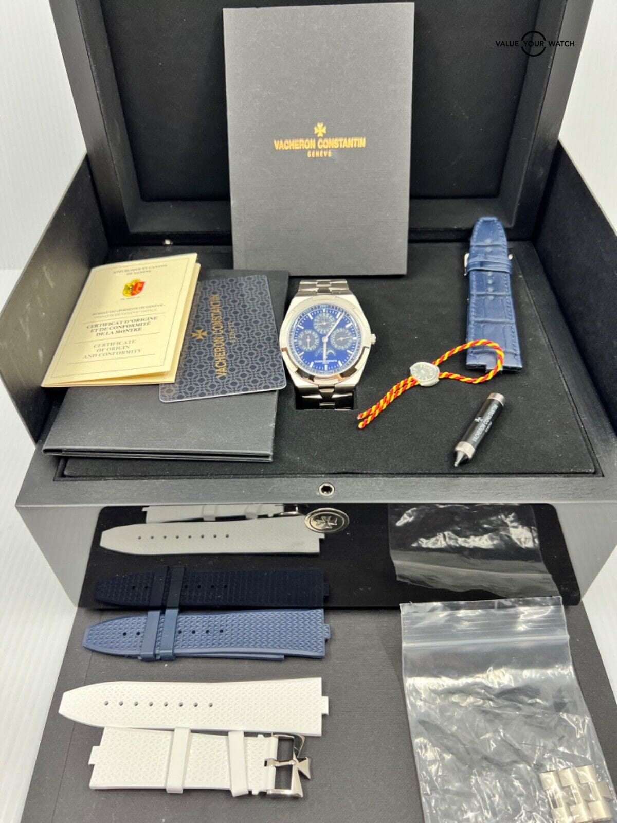 2021 Perpetual Calendar 4300V Vacheron Constantin Overseas 18k White Gold 41.5mm - Image 4