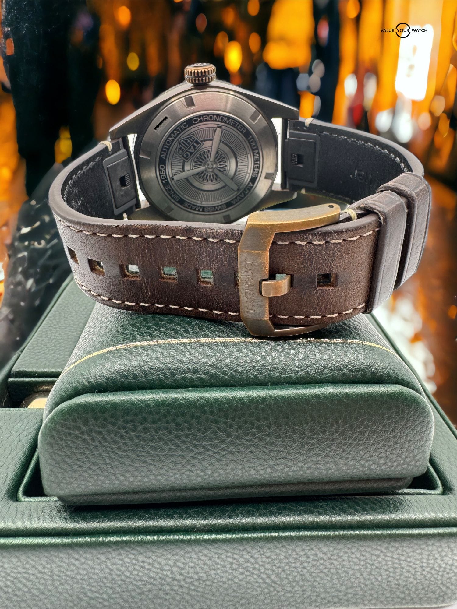 TAG Heuer Autavia Bronze Brown Dial Watch 42MM Automatic Watch WBE5191.FC8276 - Image 6