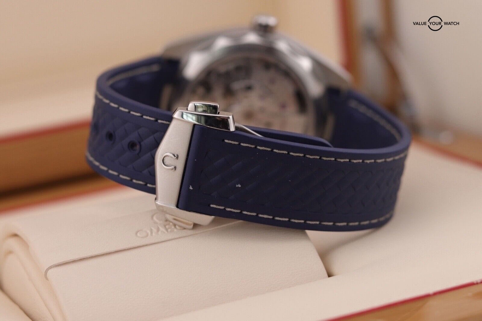 Omega Seamaster Aqua Terra Grey Blue Automatic Watch 220.12.41.21.06.001 B+P - Image 5